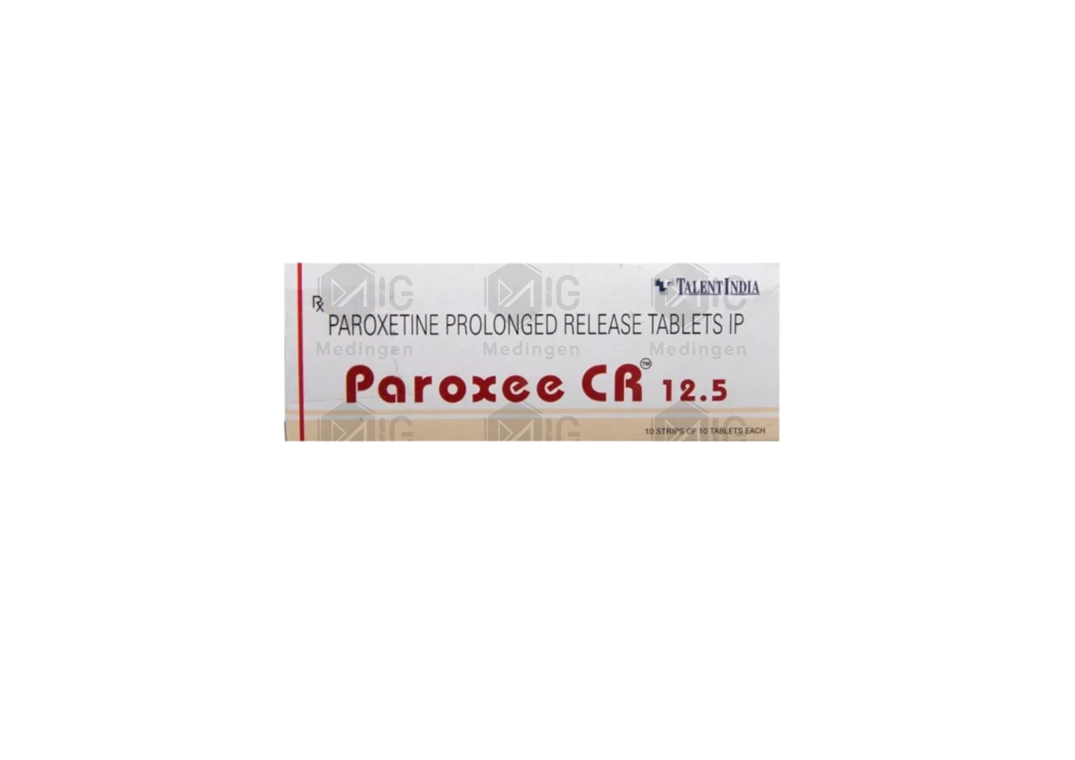 PAROXEE CR 12.5MG